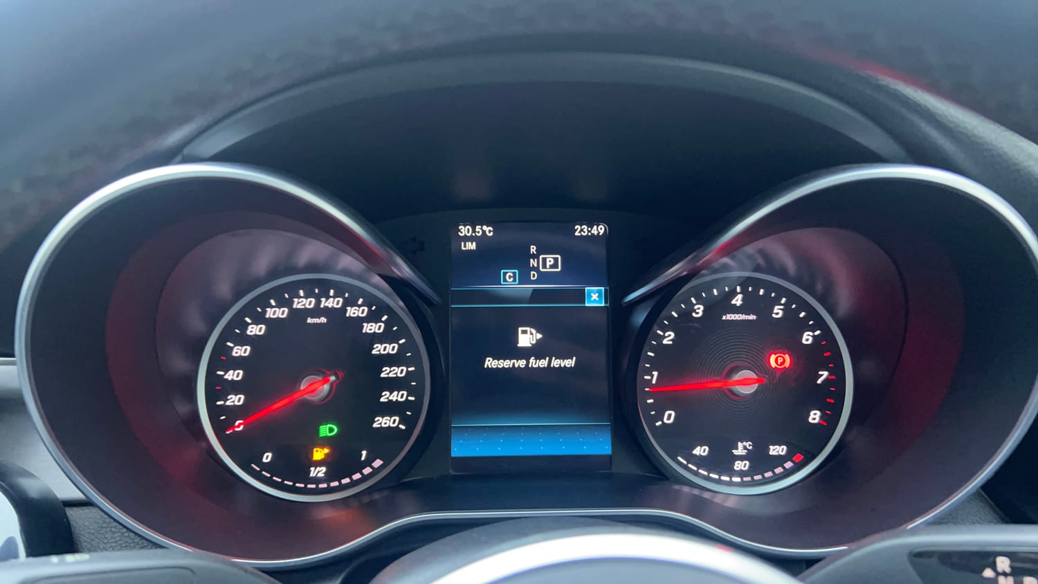 Used 2020 Mercedes-Benz C-Class C 200 Prime Petrol Automatic interior CLUSTERMETER VIEW
