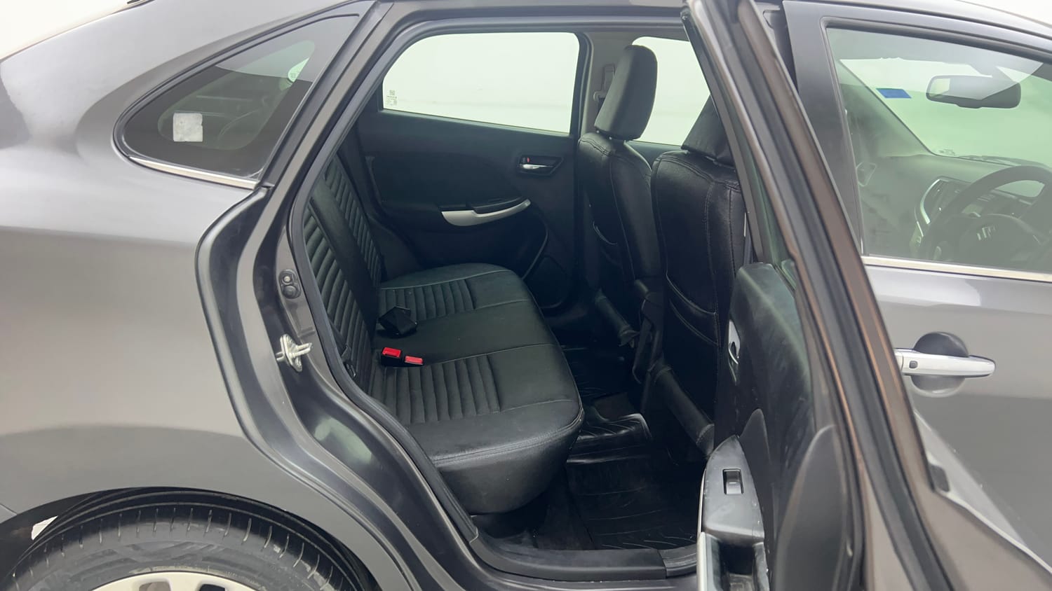 Used 2015 Maruti Suzuki Baleno Zeta 1.2 Petrol Manual interior RIGHT SIDE REAR DOOR CABIN VIEW