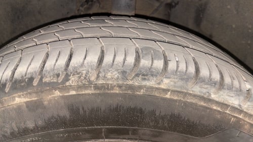 Used 2022 Tata Altroz XZ Petrol Petrol Manual tyres LEFT FRONT TYRE TREAD VIEW