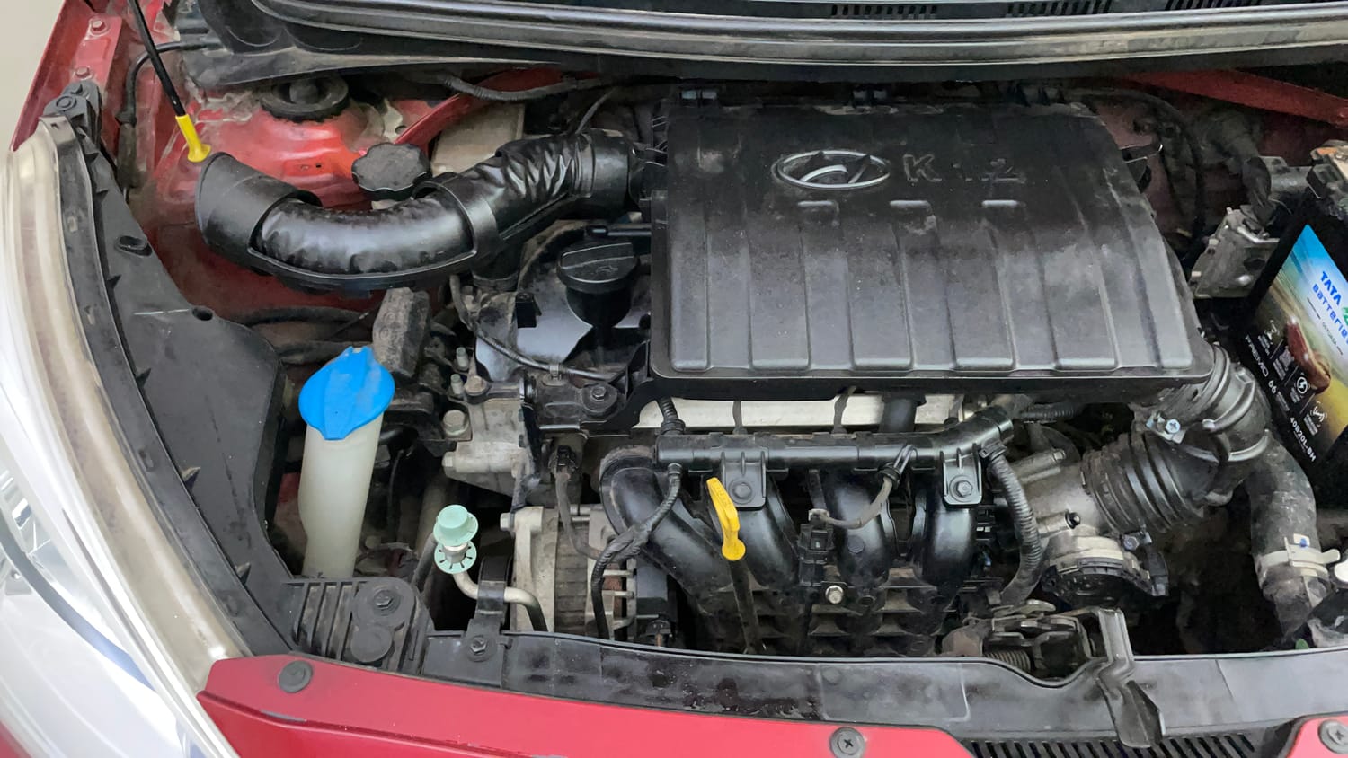 Used 2018 Hyundai Grand i10 Magna 1.2 Kappa VTVT Petrol Manual engine ENGINE RIGHT SIDE VIEW