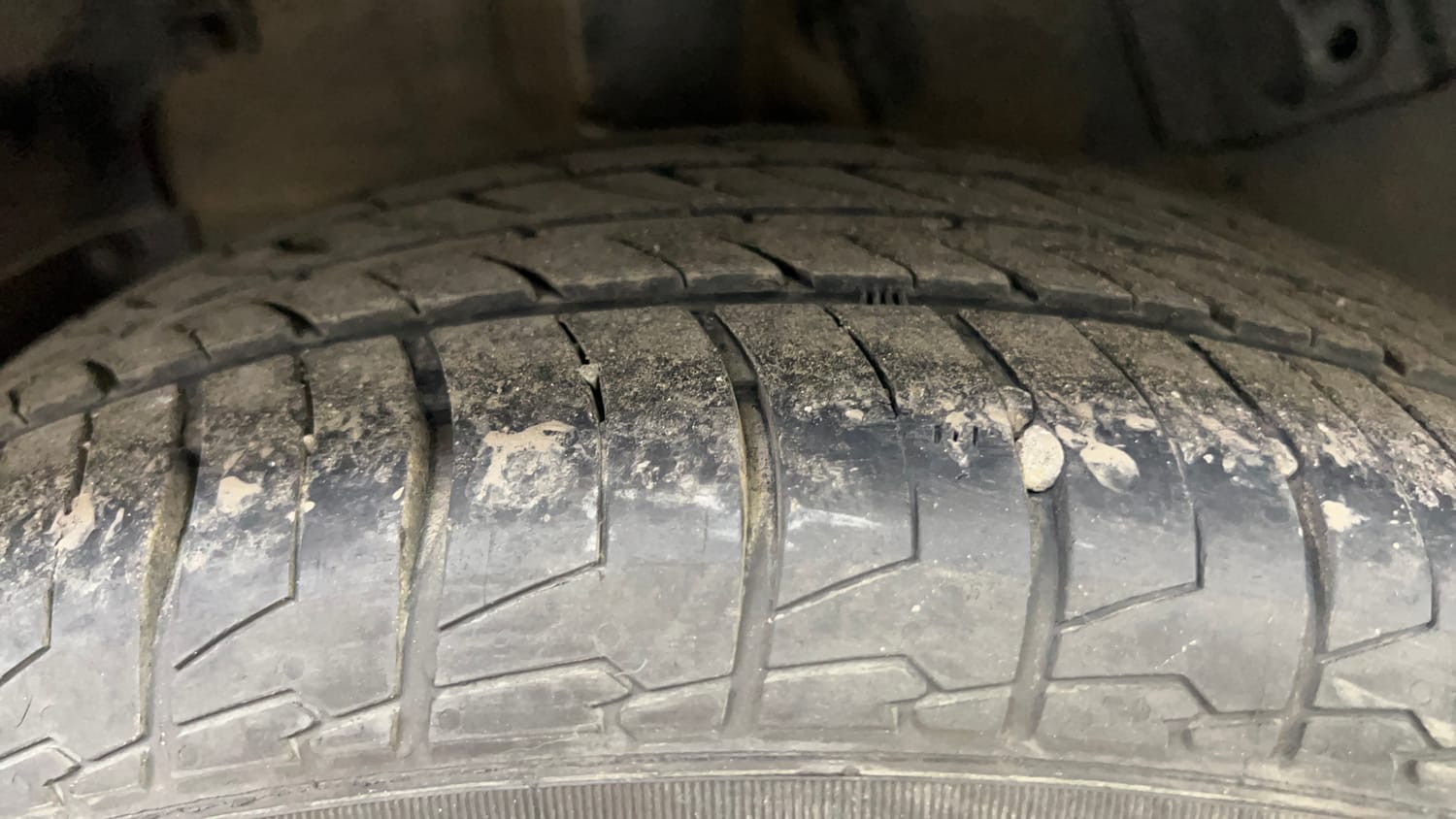 Used 2021 Tata Nexon XZ Plus (O) Diesel Diesel Manual tyres RIGHT REAR TYRE TREAD VIEW