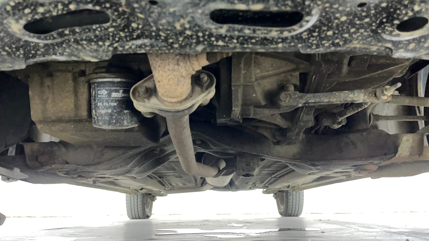 Used 2018 Maruti Suzuki Celerio X Zxi (Opt) Petrol Manual extra FRONT LEFT UNDERBODY VIEW