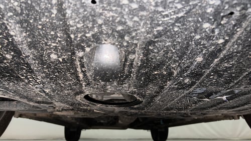 Used 2023 Hyundai Verna SX 1.5 Turbo Petrol DCT Petrol Automatic extra FRONT LEFT UNDERBODY VIEW