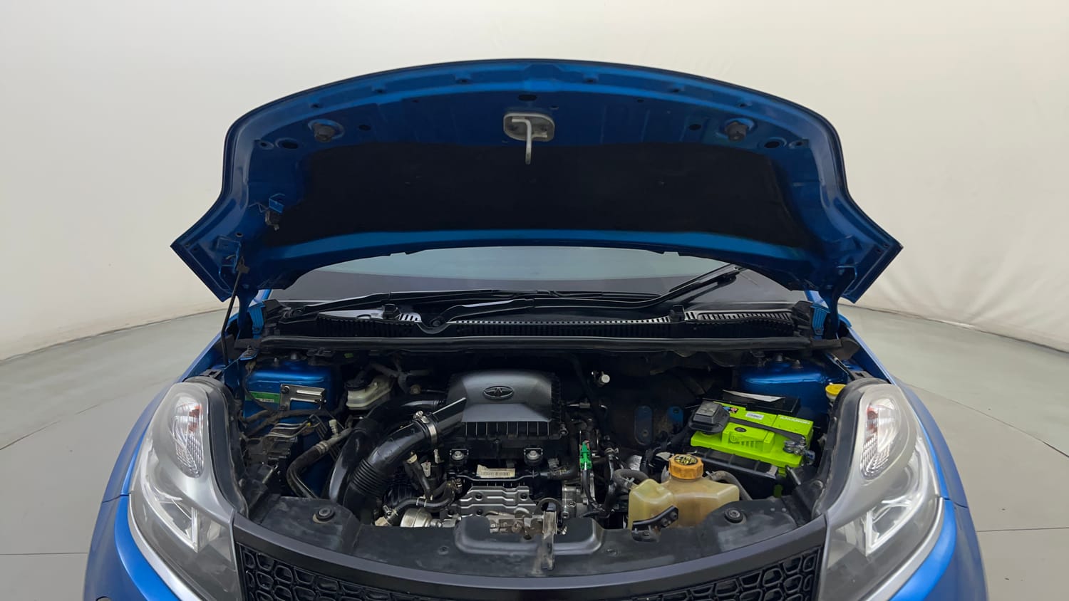 Used 2019 Tata Nexon XZA Plus Petrol Petrol Automatic engine ENGINE & BONNET OPEN FRONT VIEW