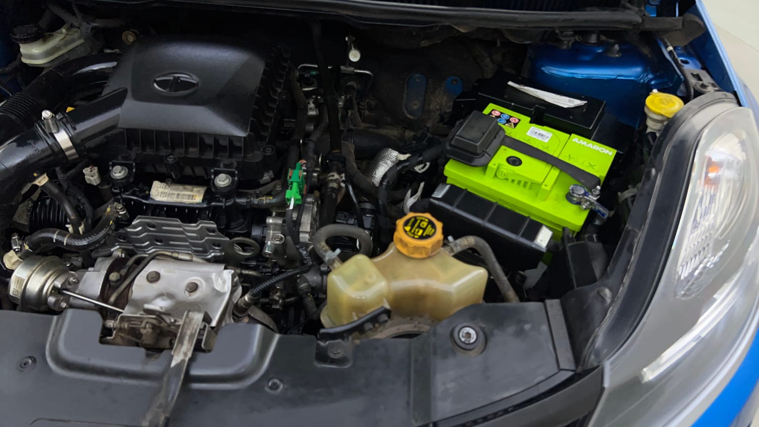 Used 2019 Tata Nexon XZA Plus Petrol Petrol Automatic engine ENGINE LEFT SIDE VIEW