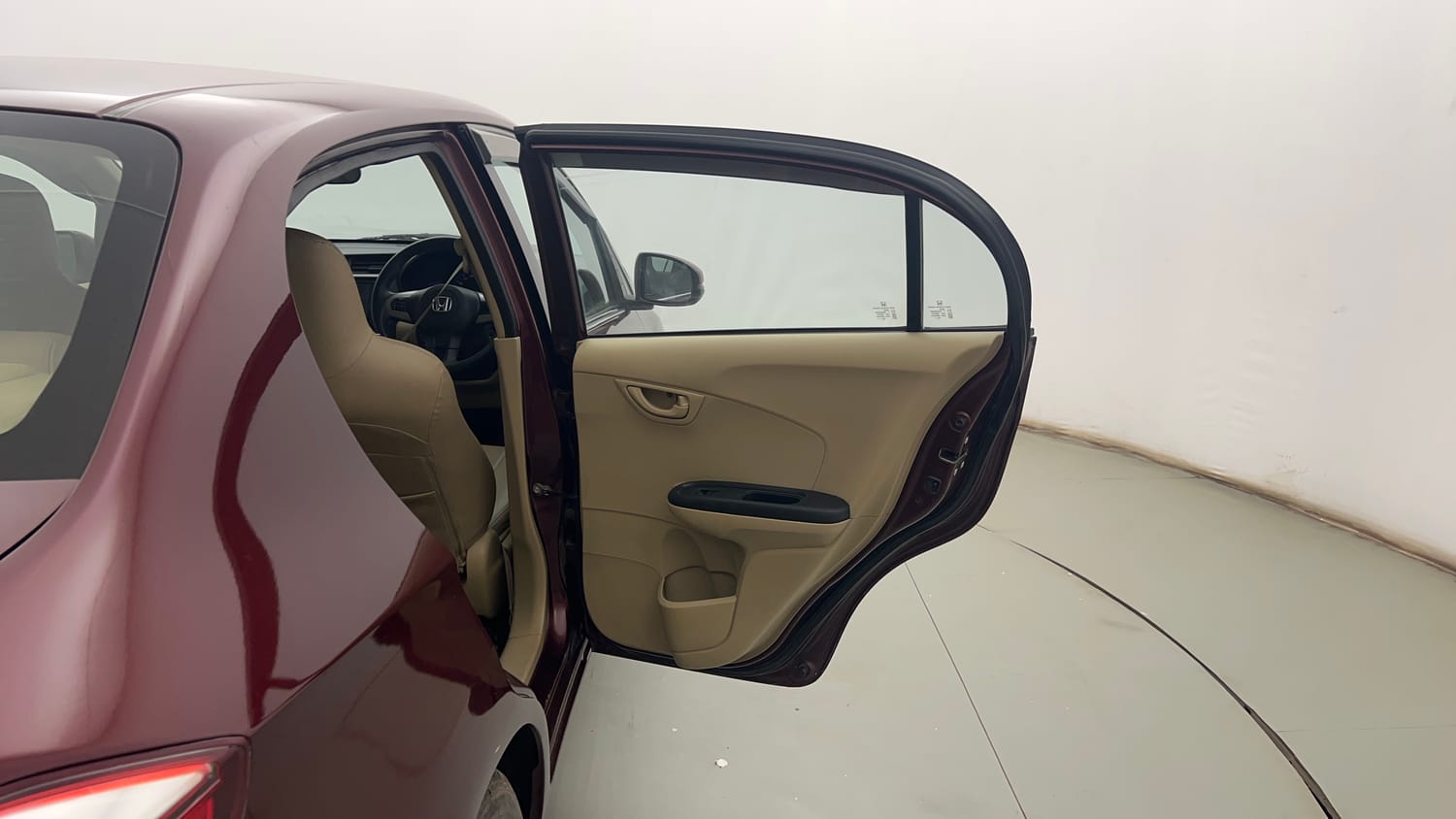 Used 2017 Honda Amaze 1.2 S i-VTEC Petrol Manual interior RIGHT REAR DOOR OPEN VIEW