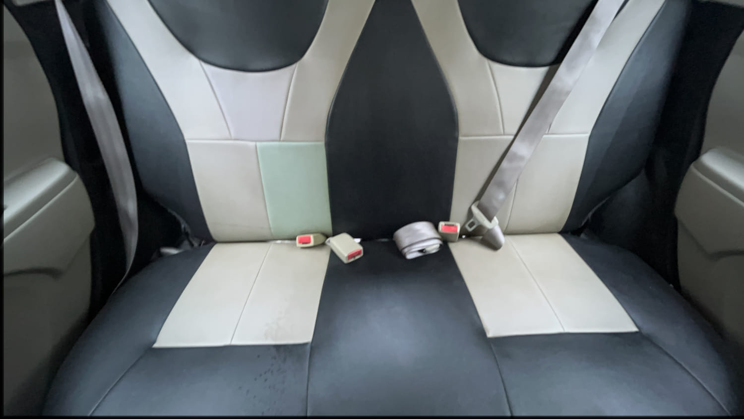 Used 2015 Datsun GO T Petrol Manual interior REAR SEAT CONDITION VIEW