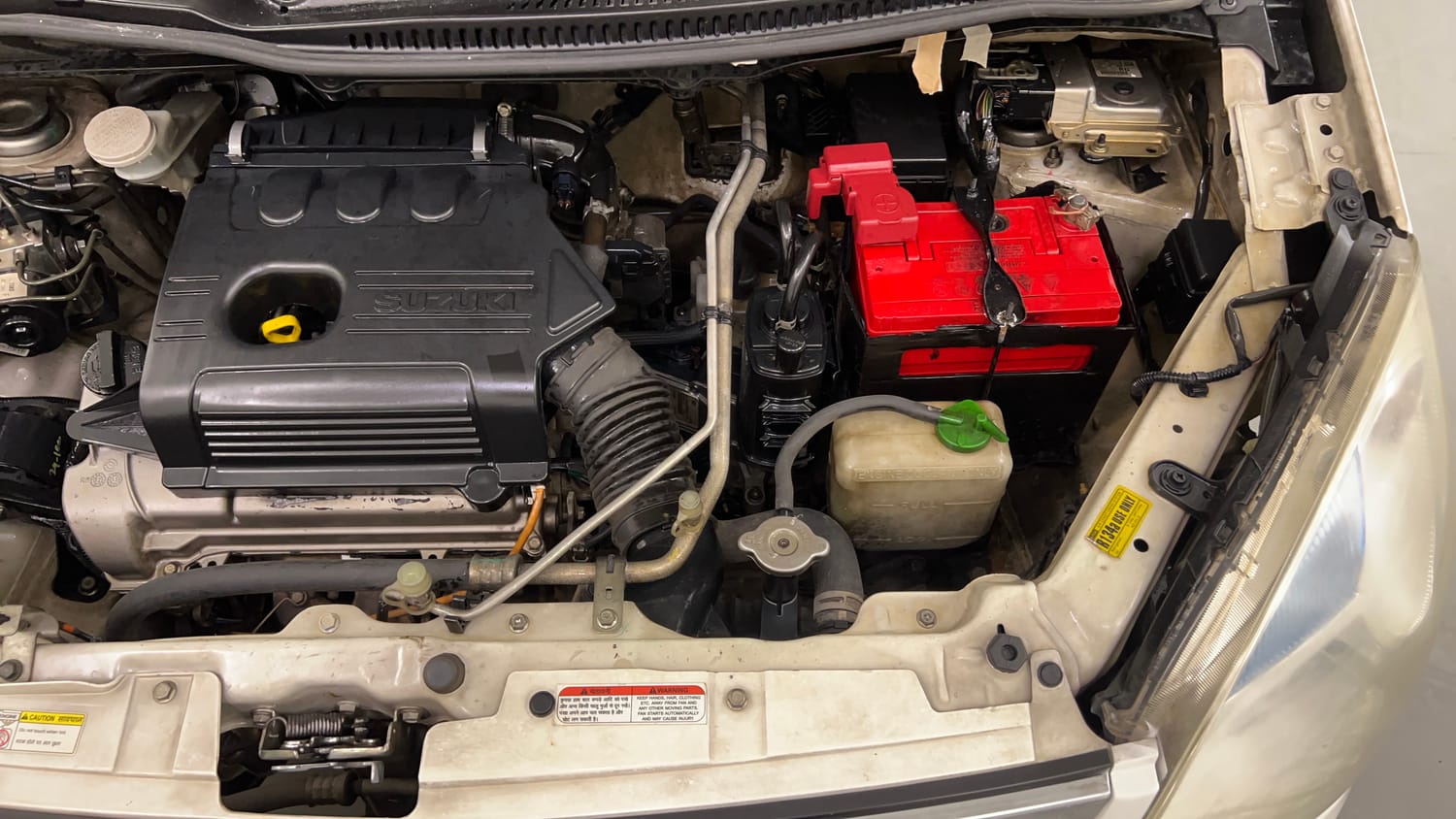 Used 2016 Maruti Suzuki Wagon R 1.0 VXI AMT Petrol Automatic engine ENGINE LEFT SIDE VIEW