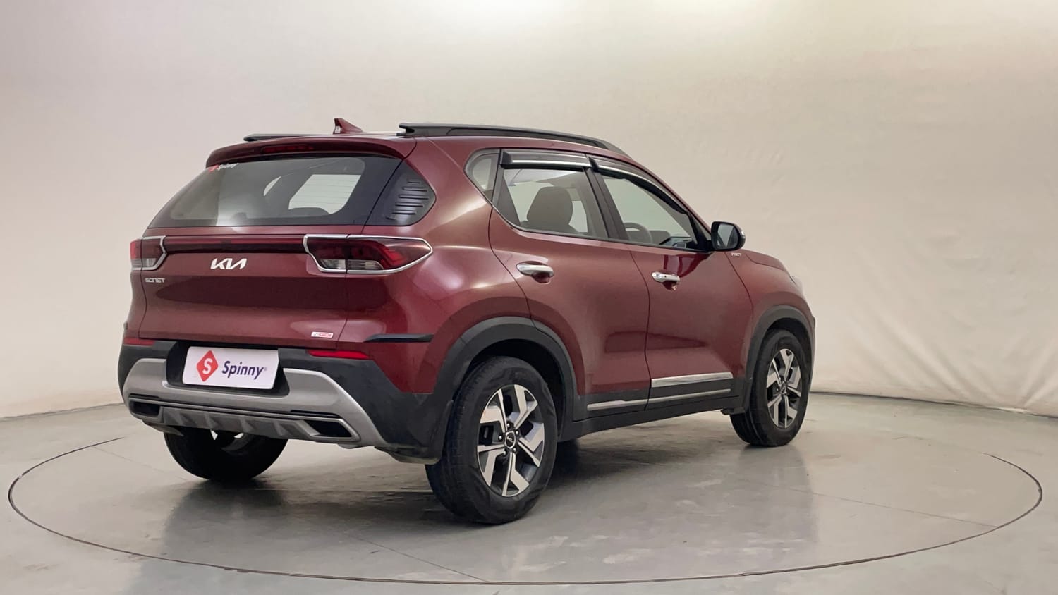 Used 2023 Kia Sonet HTX 1.0 DCT Petrol Automatic exterior RIGHT REAR CORNER VIEW