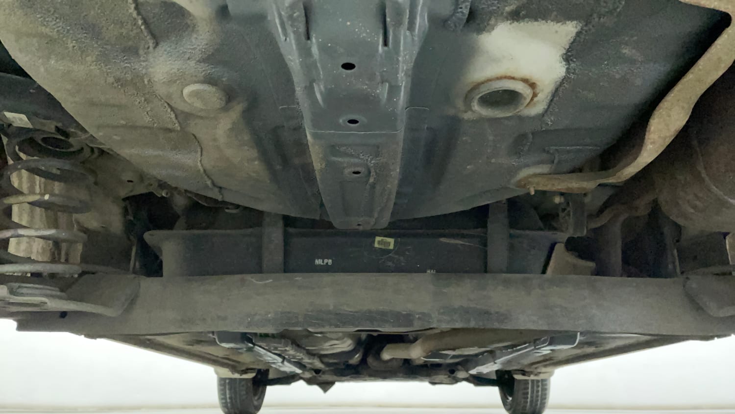 Used 2018 Hyundai Grand i10 Sportz (O) 1.2 Kappa VTVT Petrol Manual extra REAR UNDERBODY VIEW (TAKEN FROM REAR)