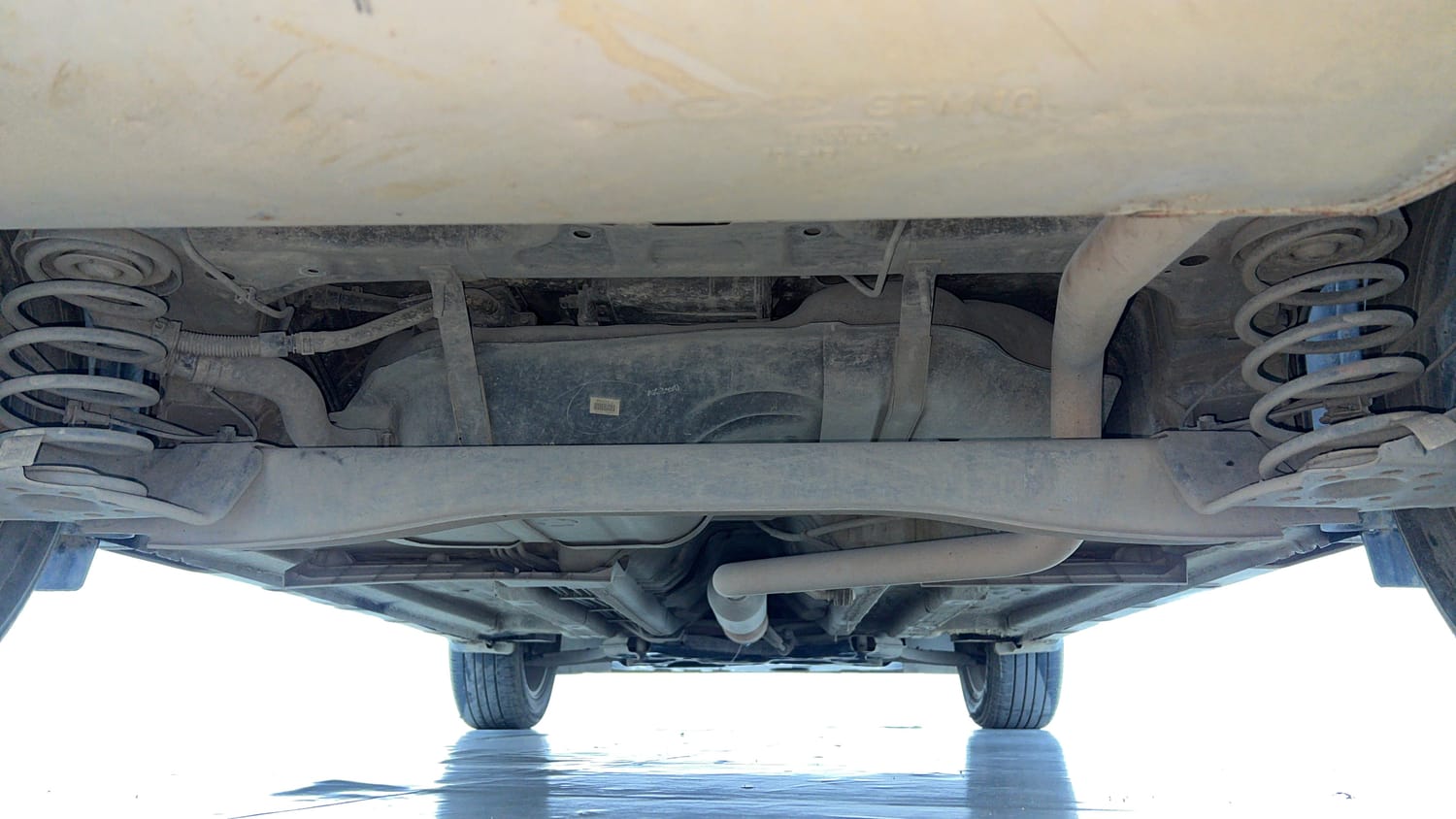Used 2019 Kia Seltos GTX Plus 1.4 Petrol Manual extra REAR UNDERBODY VIEW (TAKEN FROM REAR)