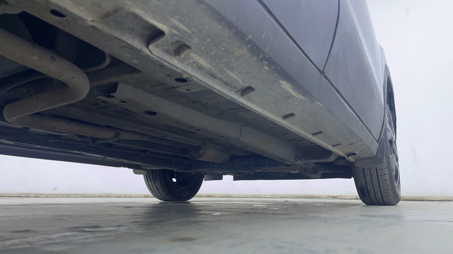 Used 2023 Tata Punch Adventure AMT Petrol Automatic extra REAR RIGHT UNDERBODY VIEW