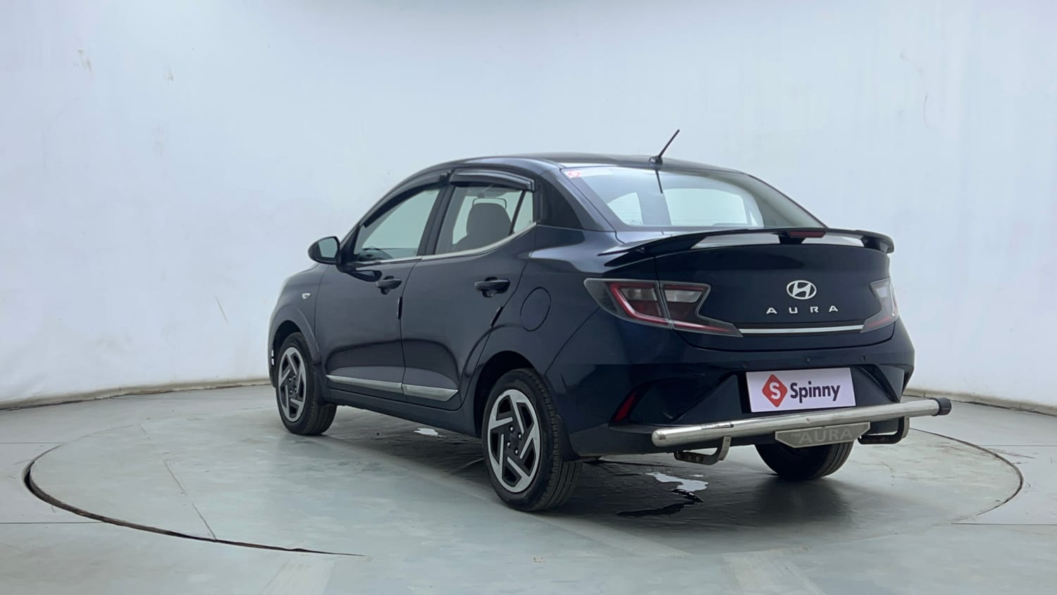 Used 2024 Hyundai Aura S 1.2 CNG Cng Manual exterior LEFT REAR CORNER VIEW