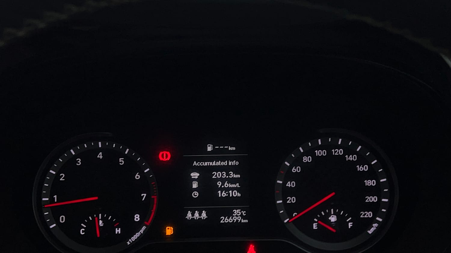 Used 2025 Hyundai Grand i10 Nios Sportz (O) 1.2 Kappa VTVT Petrol Manual interior CLUSTERMETER VIEW