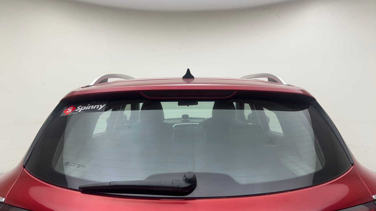 Used 2022 MG Motors Astor Savvy 1.3 Turbo AT S Red Petrol Automatic exterior BACK WINDSHIELD VIEW