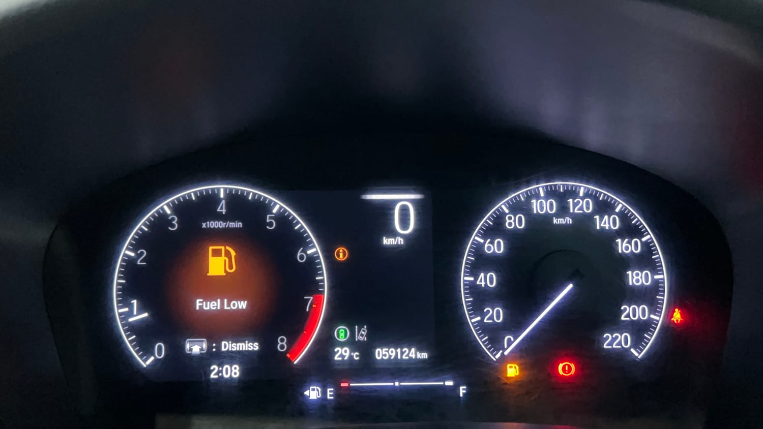 Used 2023 Honda City ZX Petrol MT Petrol Manual interior CLUSTERMETER VIEW