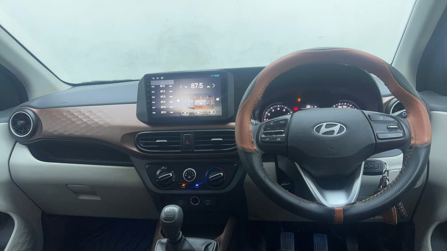 Used 2024 Hyundai Aura S 1.2 CNG Cng Manual interior DASHBOARD VIEW