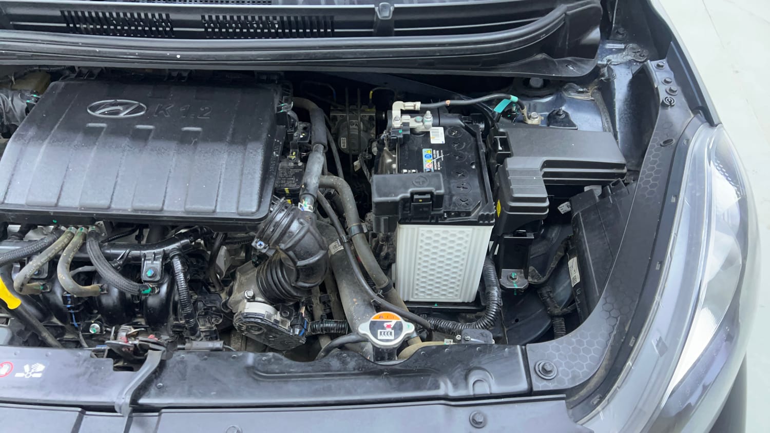 Used 2024 Hyundai Aura S 1.2 CNG Cng Manual engine ENGINE LEFT SIDE VIEW
