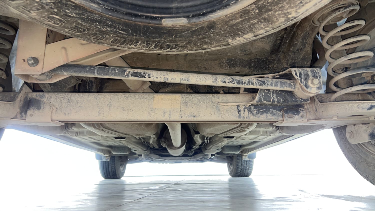 Used 2019 Tata Harrier XZ Diesel Manual extra REAR UNDERBODY VIEW (TAKEN FROM REAR)