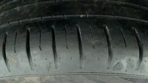 Used 2019 Maruti Suzuki Baleno Zeta Petrol Manual tyres LEFT FRONT TYRE TREAD VIEW