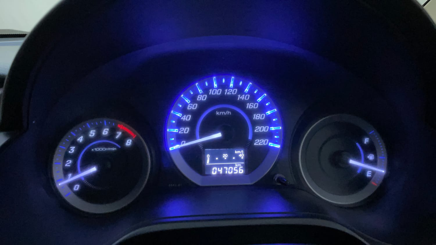 Used 2012 Honda City 1.5 S MT Petrol Manual interior CLUSTERMETER VIEW