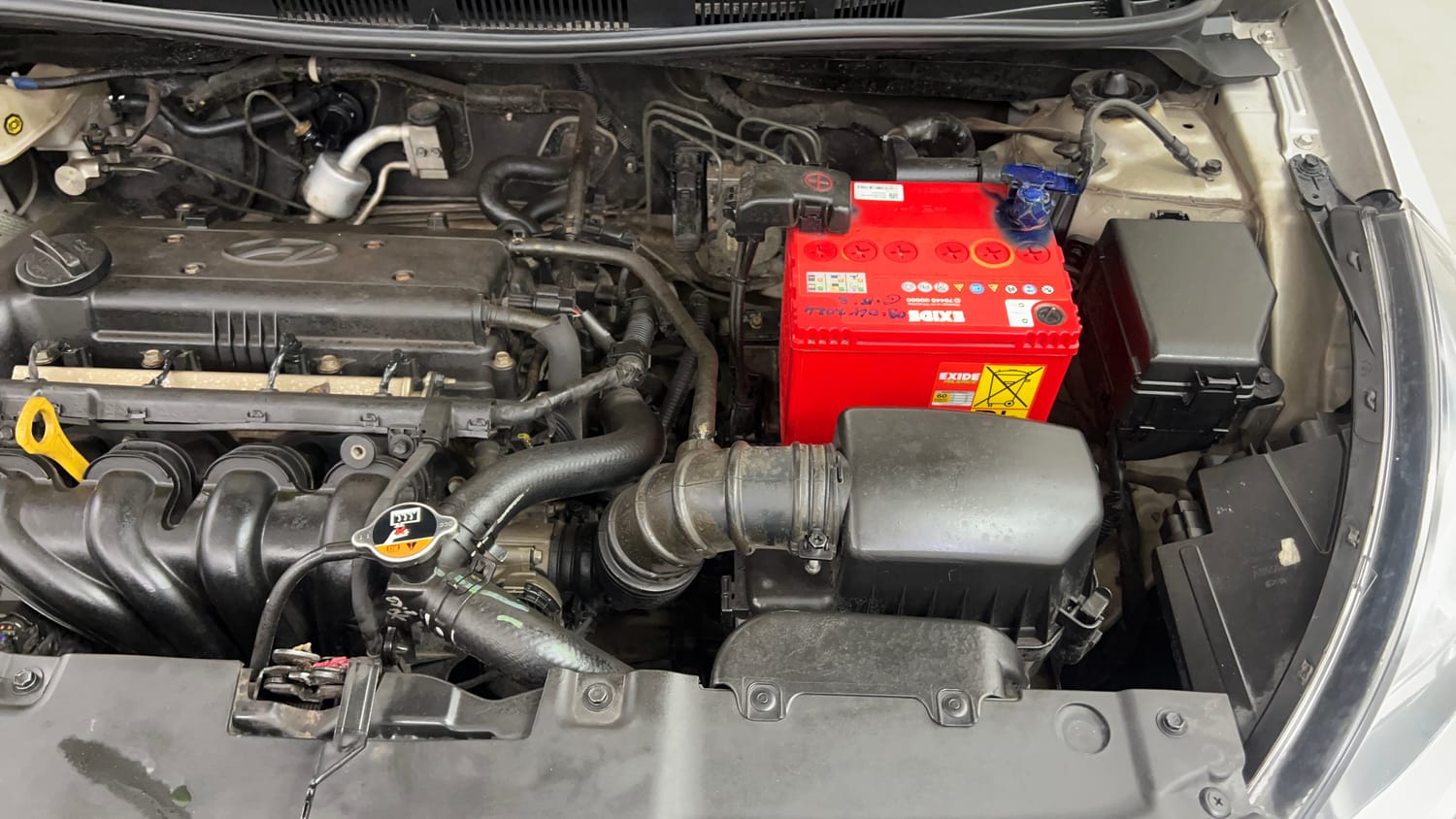 Used 2012 Hyundai Verna Fluidic 1.6 VTVT SX Petrol Manual engine ENGINE LEFT SIDE VIEW