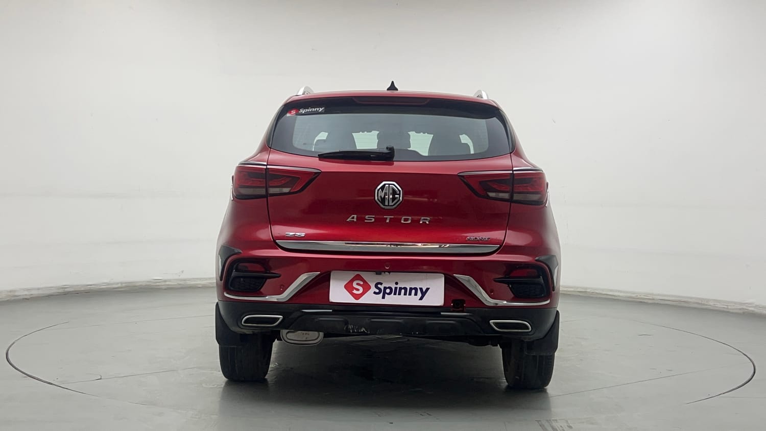 Used 2022 MG Motors Astor Savvy 1.3 Turbo AT S Red Petrol Automatic exterior BACK VIEW