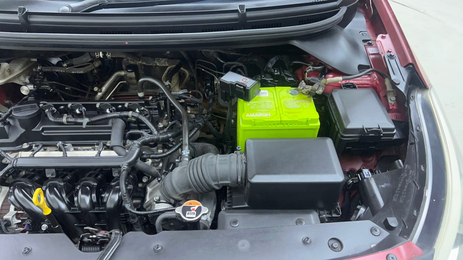 Used 2018 Hyundai Elite i20 Asta 1.2 (O) Petrol Manual engine ENGINE LEFT SIDE VIEW