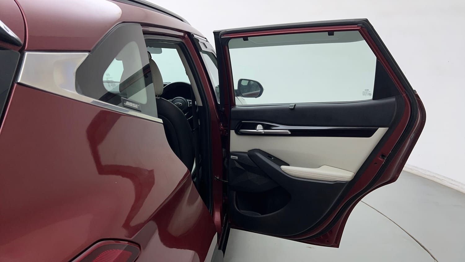 Used 2019 Kia Seltos GTX Plus 1.4 Petrol Manual interior RIGHT REAR DOOR OPEN VIEW