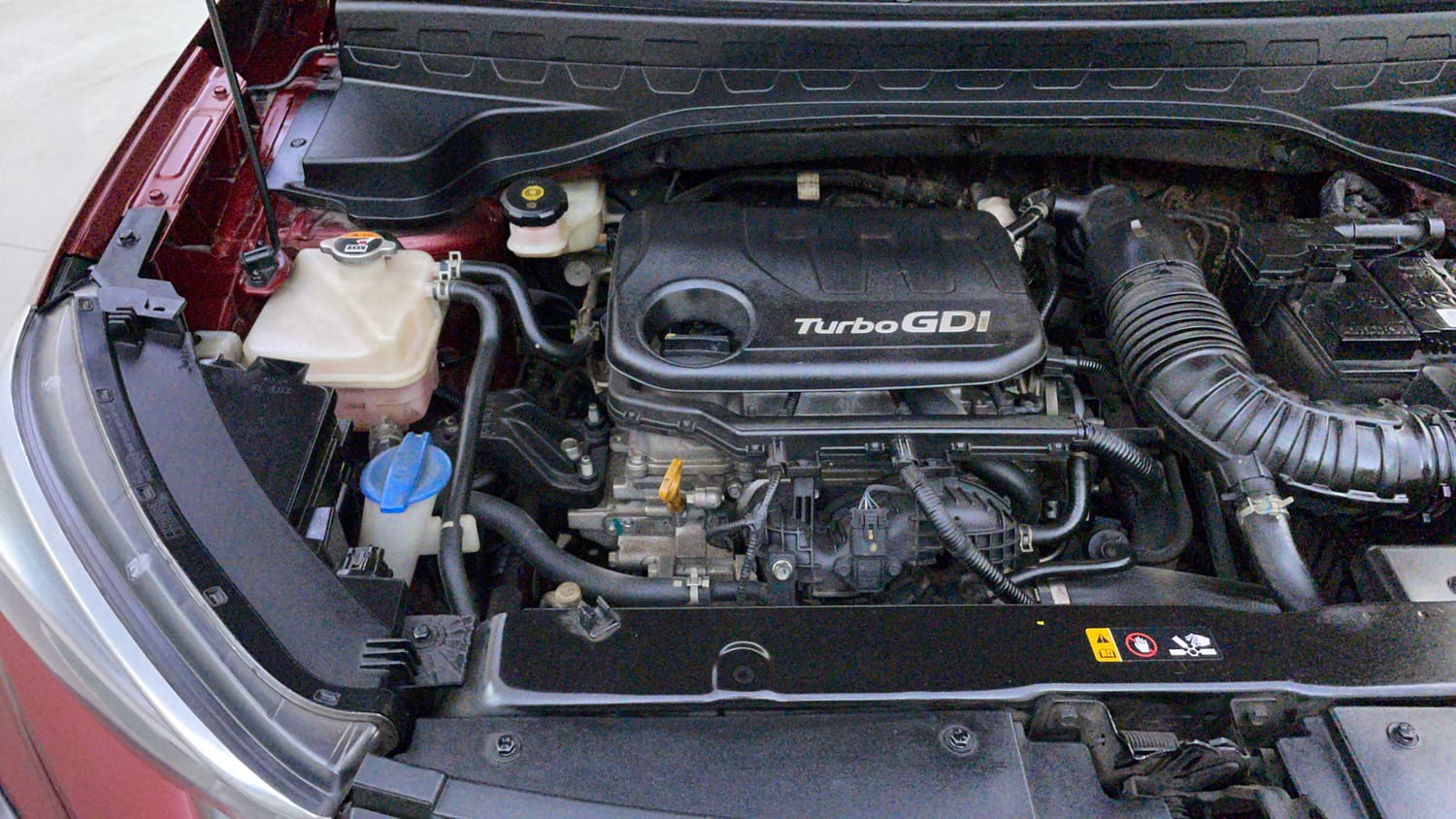 Used 2023 Kia Sonet HTX 1.0 DCT Petrol Automatic engine ENGINE RIGHT SIDE VIEW