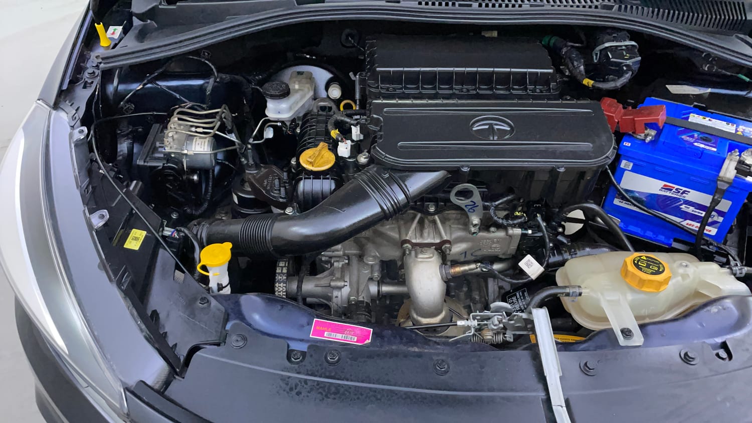 Used 2023 Tata Tigor XZ Plus Petrol Manual engine ENGINE RIGHT SIDE VIEW