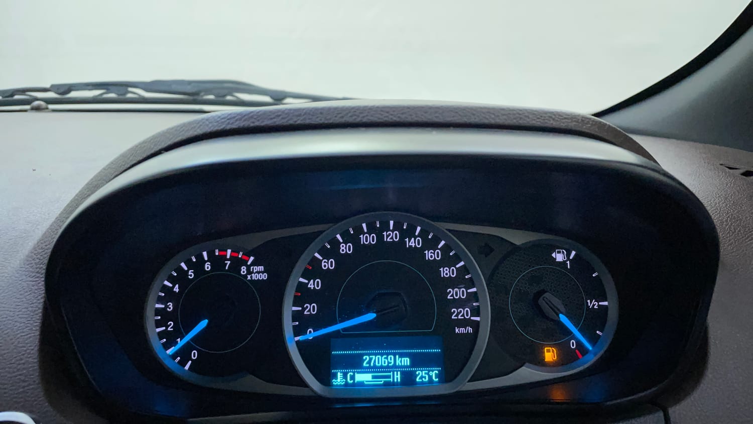 Used 2019 Ford Freestyle Titanium 1.2 Ti-VCT Petrol Manual interior CLUSTERMETER VIEW
