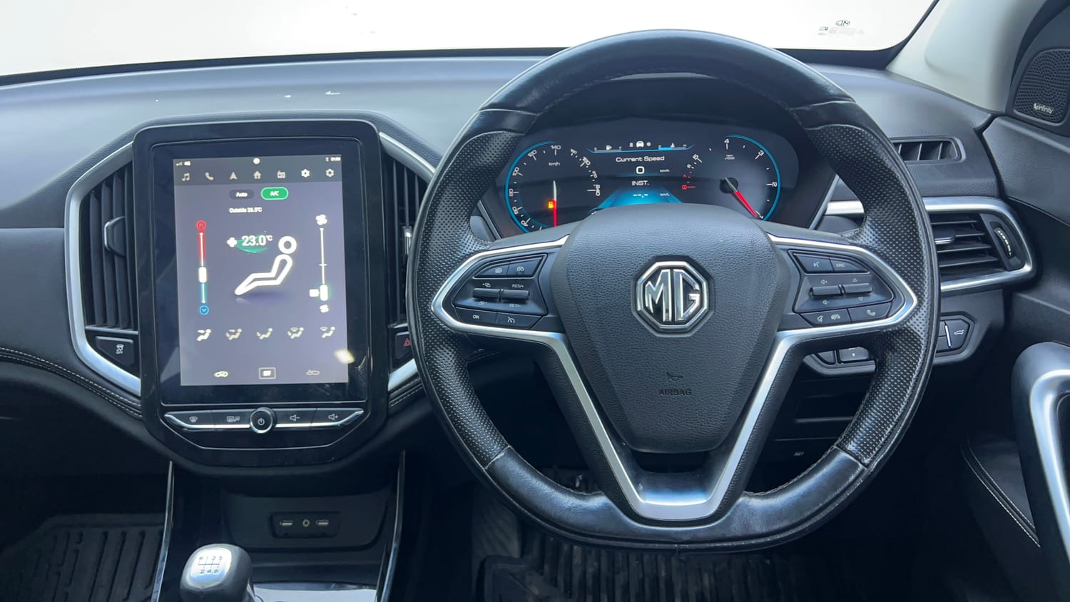 Used 2019 MG Motors Hector Sharp Hybrid 1.5 Petrol Hybrid Manual interior STEERING VIEW