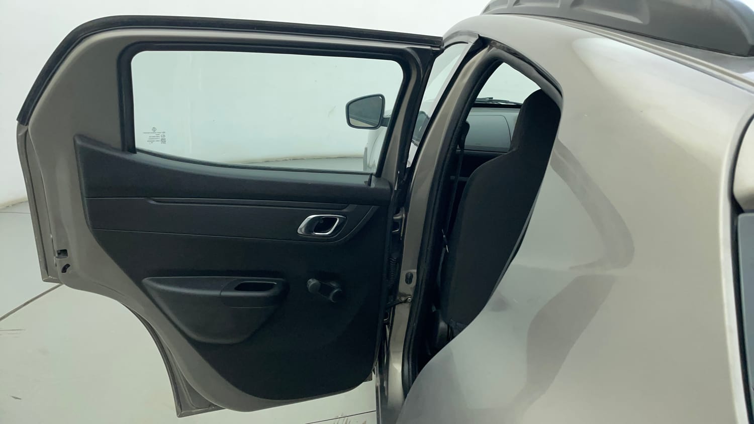 Used 2019 Renault Kwid RXT (O) 1.0 SCE Edition Petrol Manual interior LEFT REAR DOOR OPEN VIEW