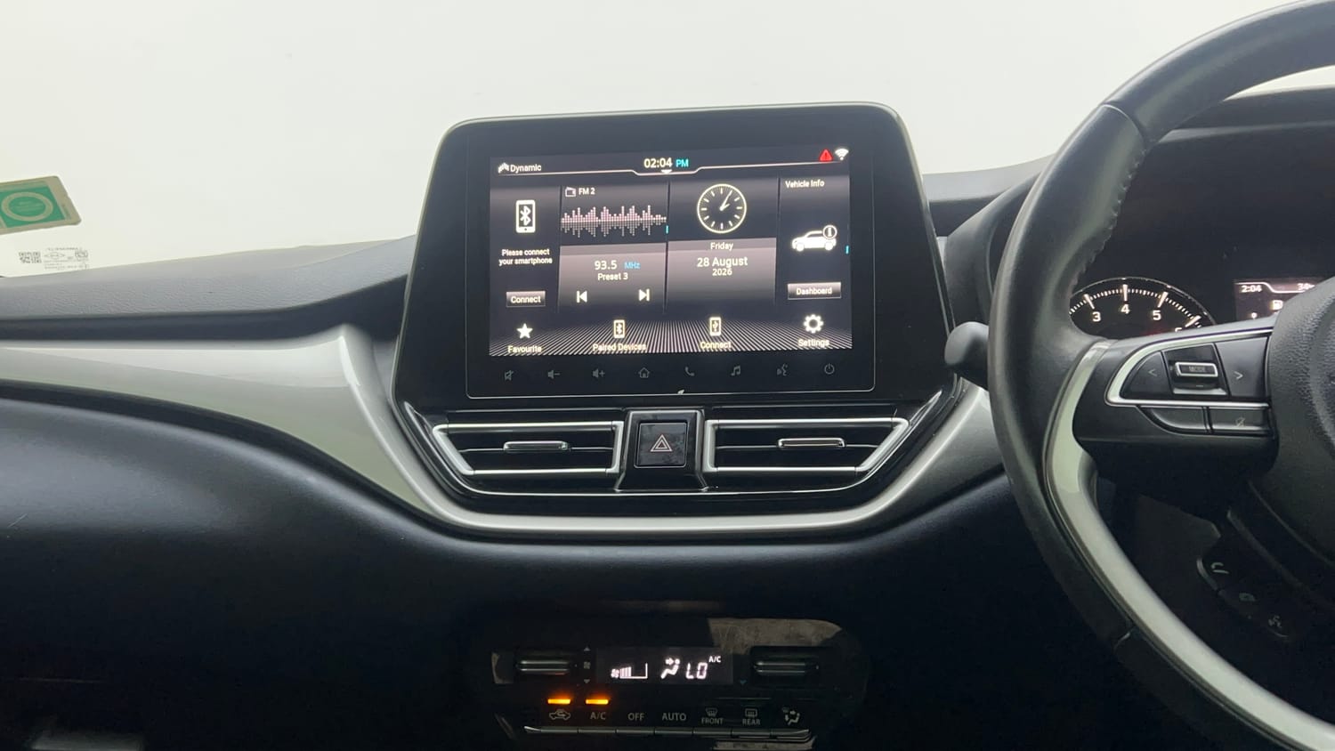 Used 2022 Maruti Suzuki Baleno Alpha MT Petrol Manual interior MUSIC SYSTEM & AC CONTROL VIEW