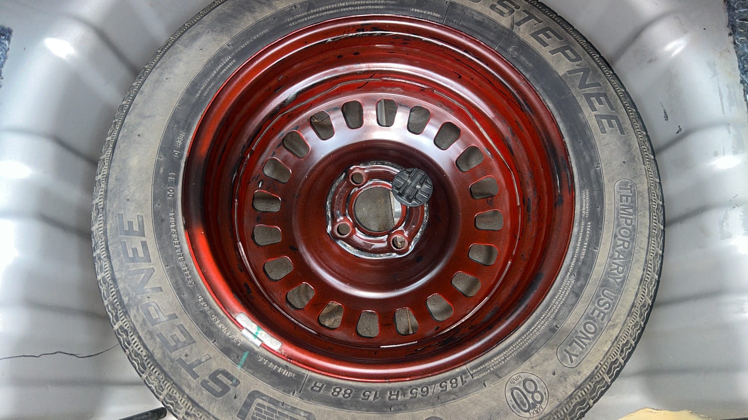 Used 2021 Nissan Magnite XE Petrol Manual tyres SPARE TYRE VIEW