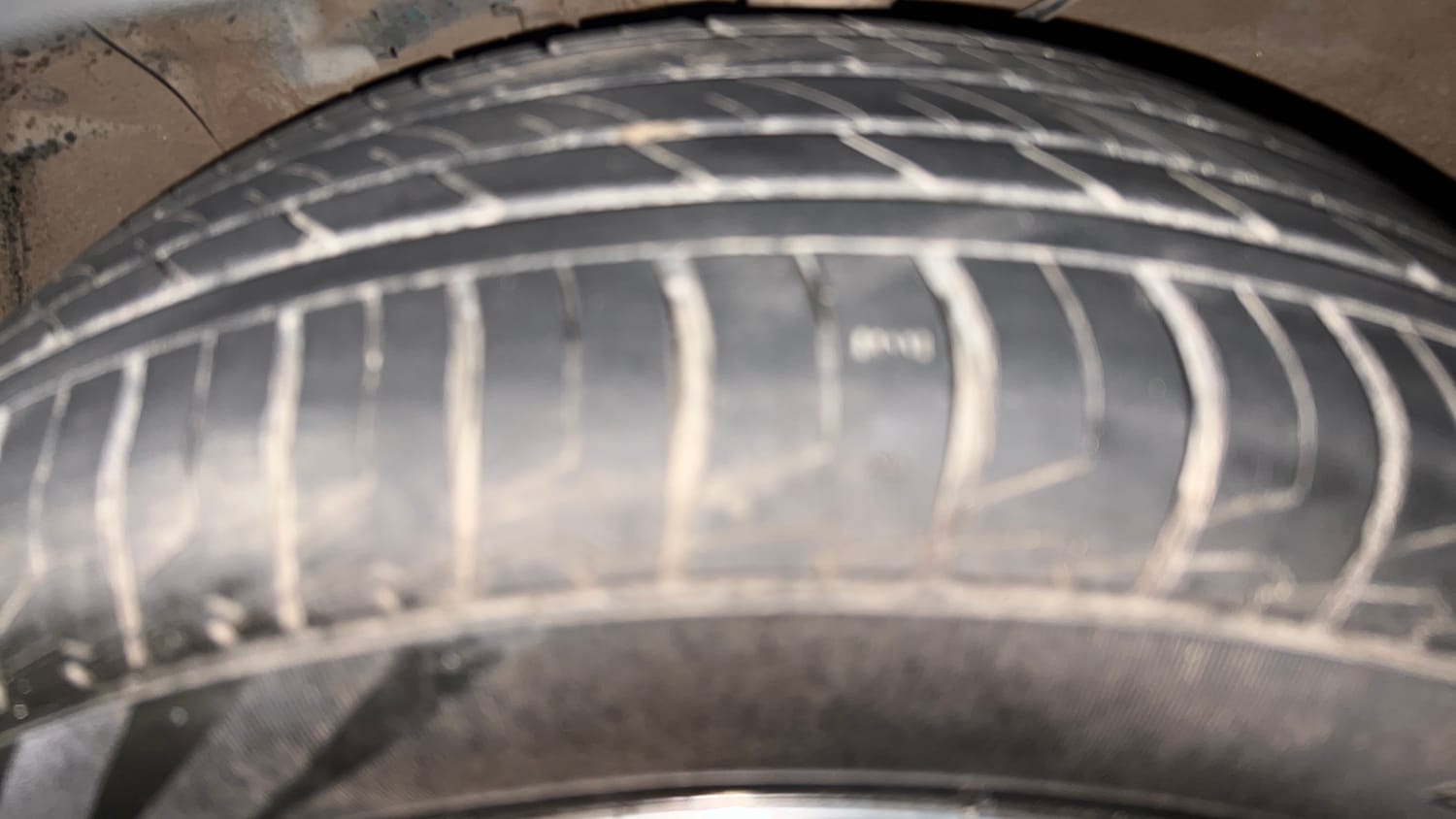 Used 2017 Hyundai Creta 1.6 SX Plus AT Diesel Automatic tyres LEFT FRONT TYRE TREAD VIEW