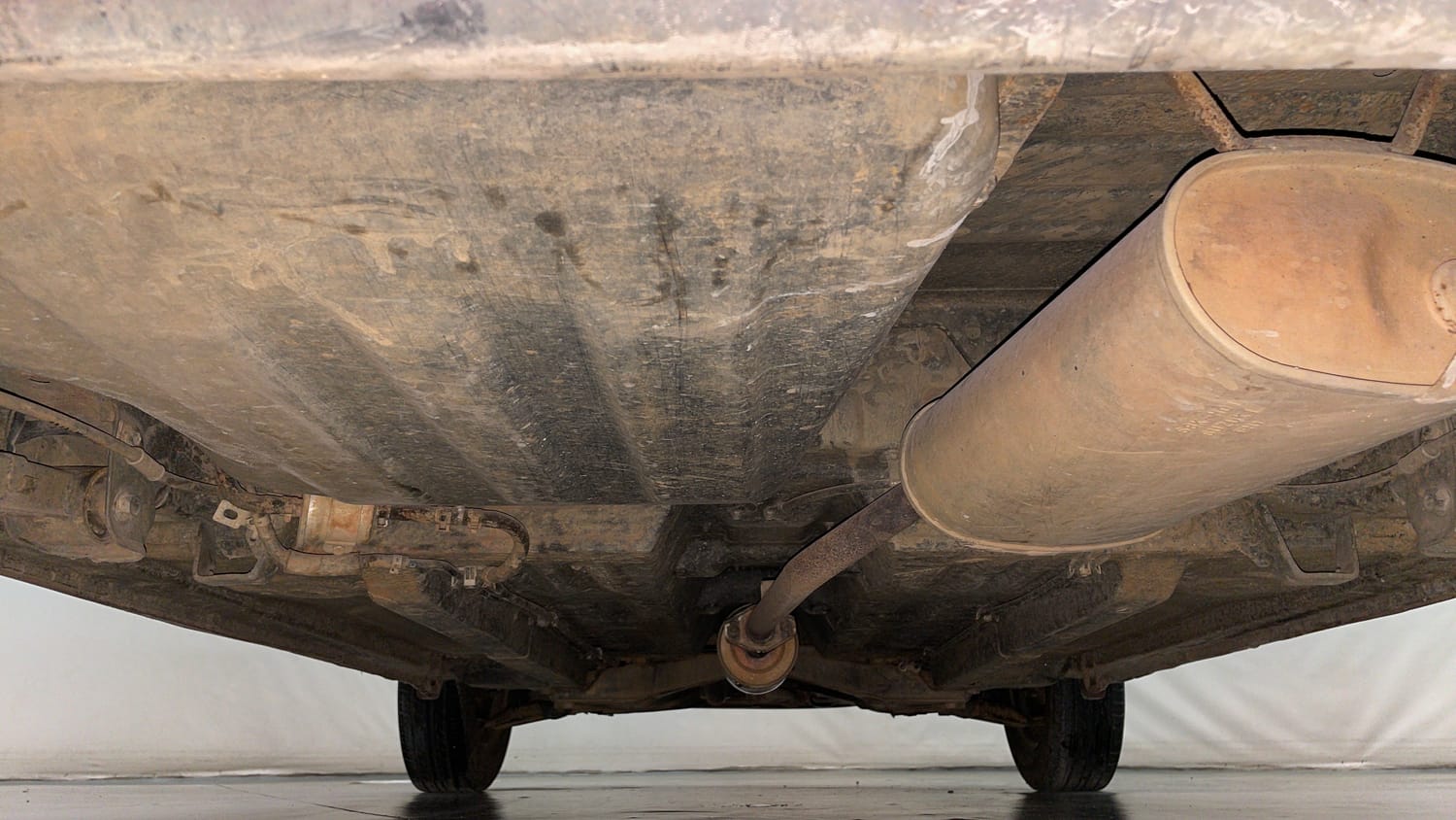 Used 2013 Maruti Suzuki A-Star Vxi Petrol Manual extra REAR UNDERBODY VIEW (TAKEN FROM REAR)