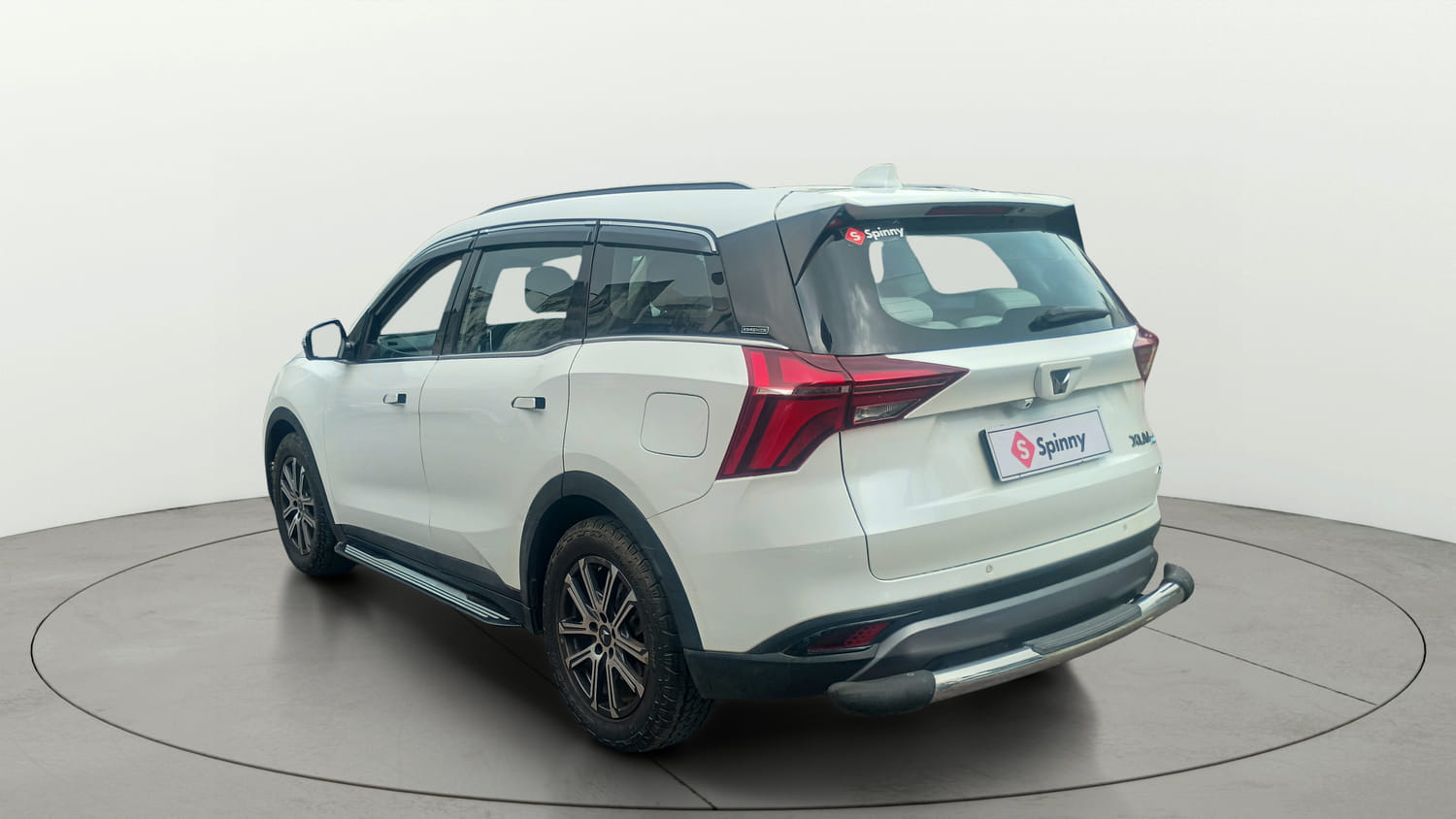 Used 2023 Mahindra XUV700 AX 7 Luxury Pack Diesel MT 7 STR Diesel Manual exterior LEFT REAR CORNER VIEW