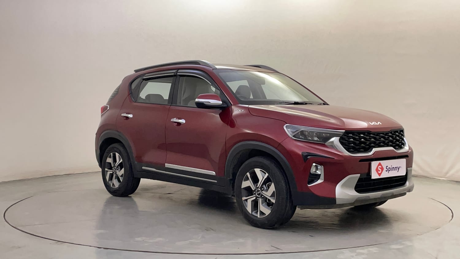 Used 2023 Kia Sonet HTX 1.0 DCT Petrol Automatic exterior RIGHT FRONT CORNER VIEW
