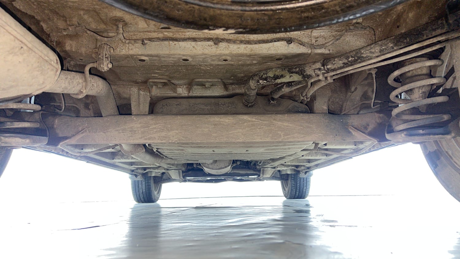Used 2019 MG Motors Hector Sharp Hybrid 1.5 Petrol Hybrid Manual extra REAR UNDERBODY VIEW (TAKEN FROM REAR)