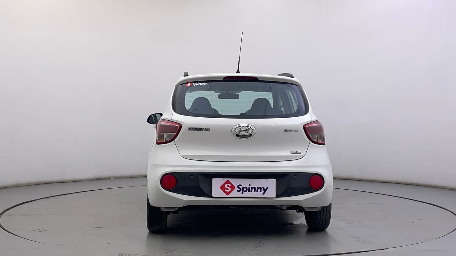 Used 2018 Hyundai Grand i10 Sportz (O) 1.2 Kappa VTVT Petrol Manual exterior BACK VIEW