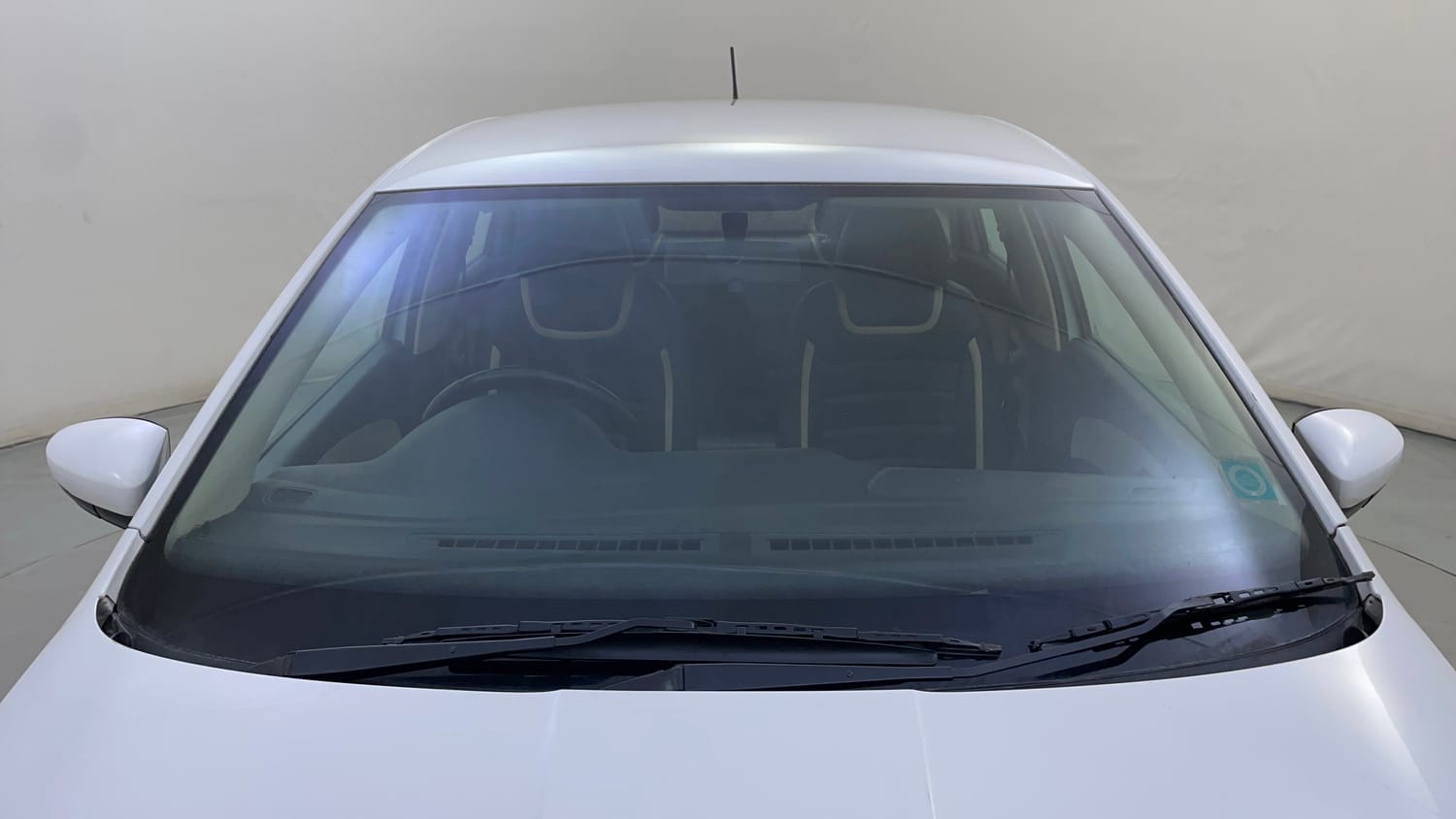 Used 2019 Skoda Rapid Ambition 1.6 MPI AT Petrol Automatic exterior FRONT WINDSHIELD VIEW