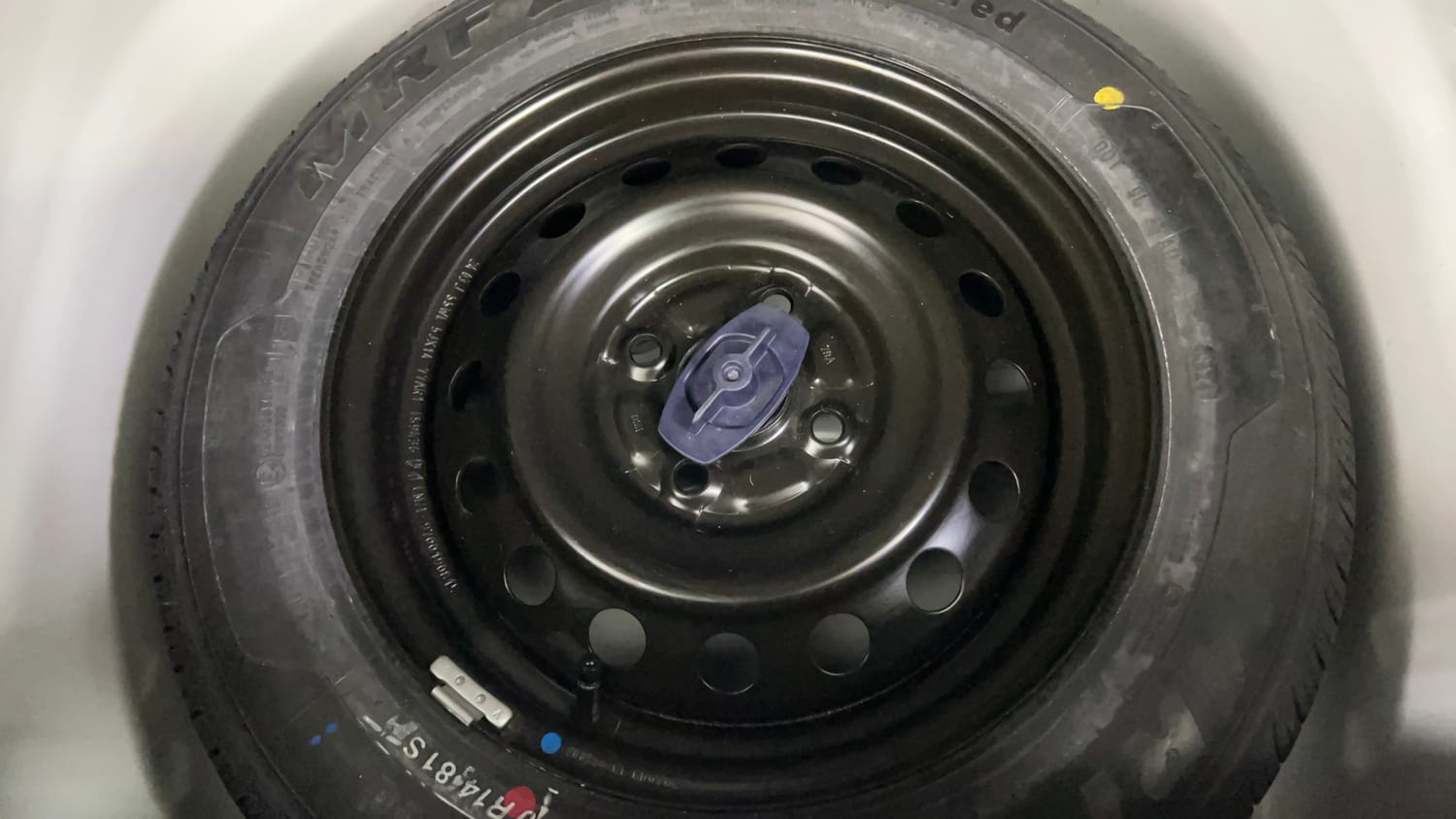 Used 2024 Maruti Suzuki Wagon R VXI 1.0 AGS Petrol Automatic tyres SPARE TYRE VIEW