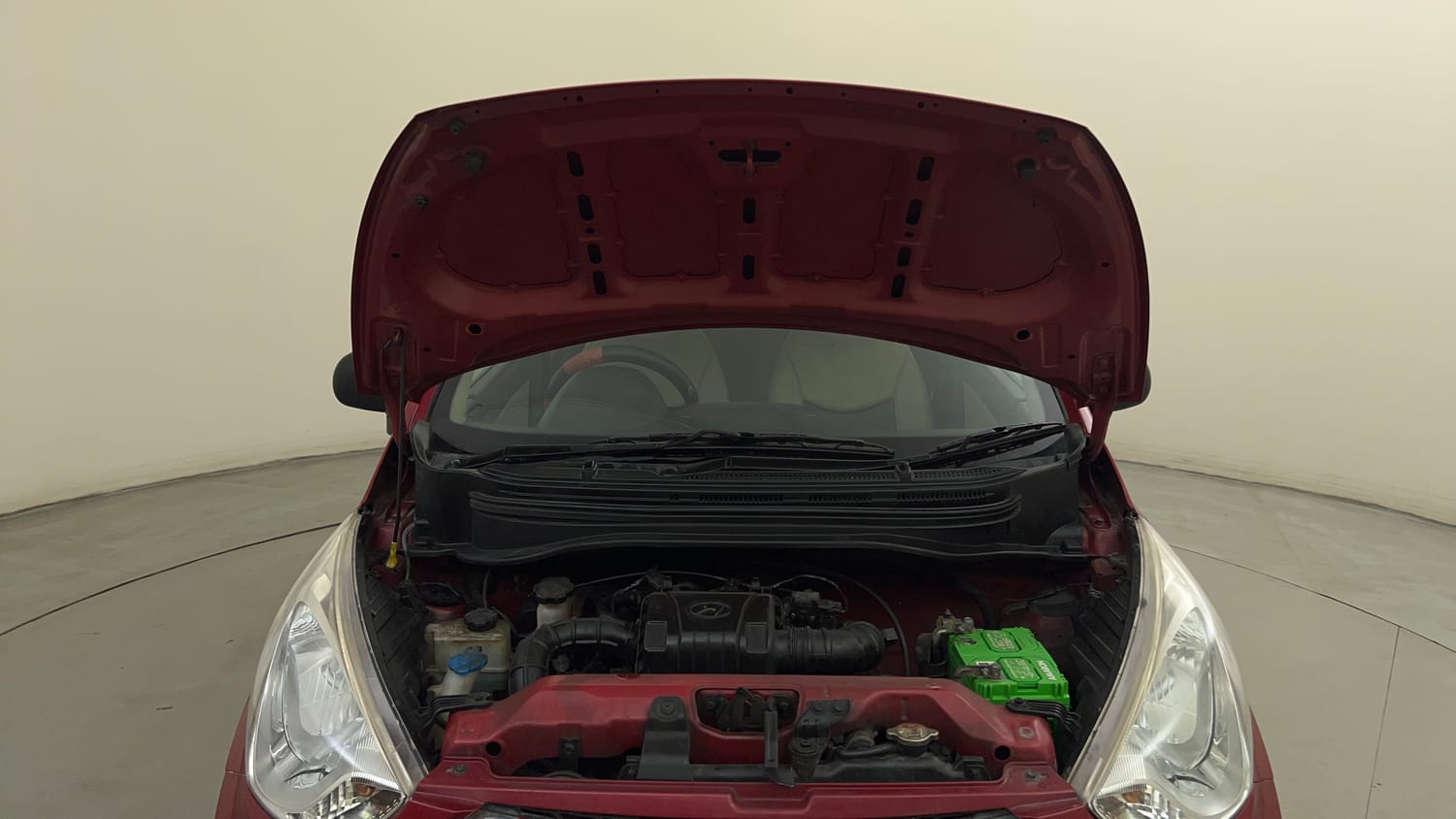 Used 2015 Hyundai Eon Magna + Petrol Manual engine ENGINE & BONNET OPEN FRONT VIEW
