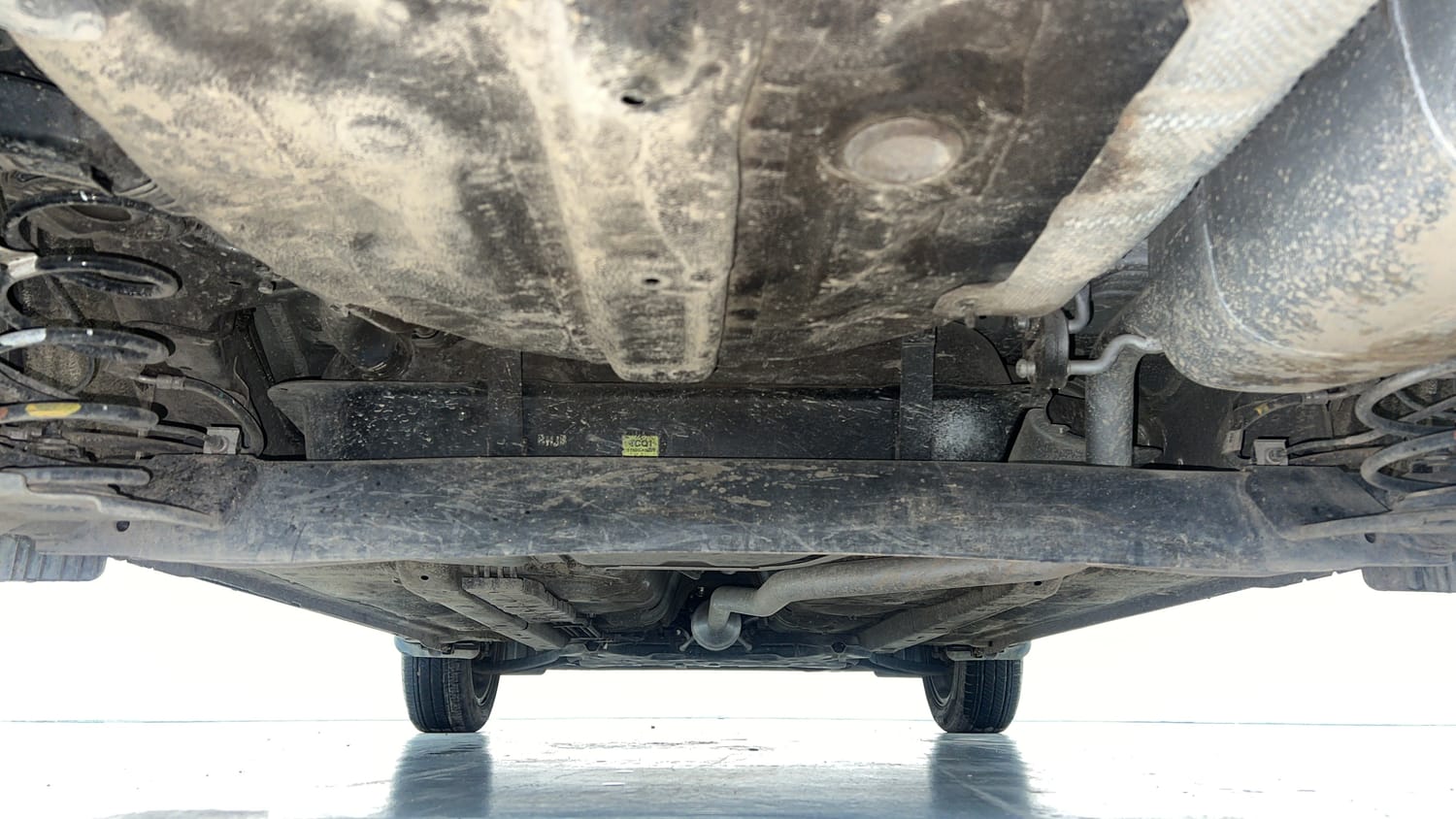 Used 2022 Hyundai Grand i10 Nios Asta 1.2 Kappa VTVT Petrol Manual extra REAR UNDERBODY VIEW (TAKEN FROM REAR)