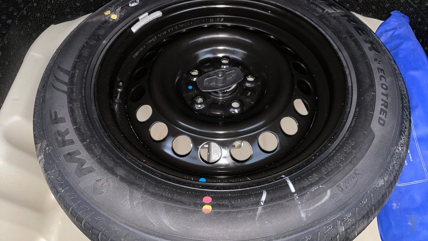 Used 2023 Maruti Suzuki Brezza ZXi Plus Petrol Manual tyres SPARE TYRE VIEW