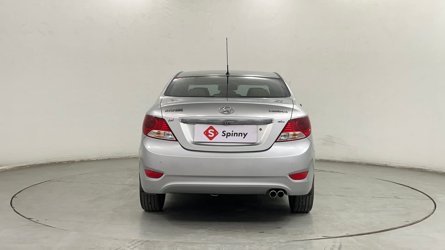 Used 2012 Hyundai Verna Fluidic 1.6 VTVT SX Petrol Manual exterior BACK VIEW
