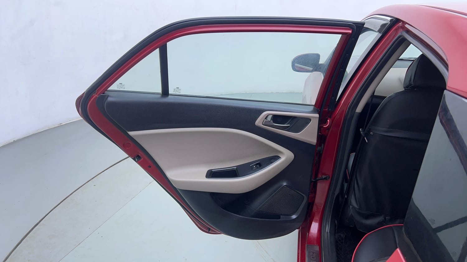 Used 2017 Hyundai Elite i20 Sportz 1.2 CNG (Outside fitted) Cng Manual interior LEFT REAR DOOR OPEN VIEW