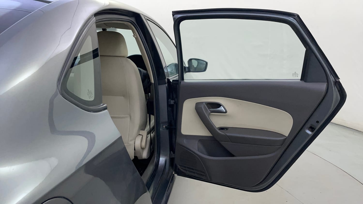 Used 2014 Volkswagen Vento Highline Petrol Petrol Manual interior RIGHT REAR DOOR OPEN VIEW
